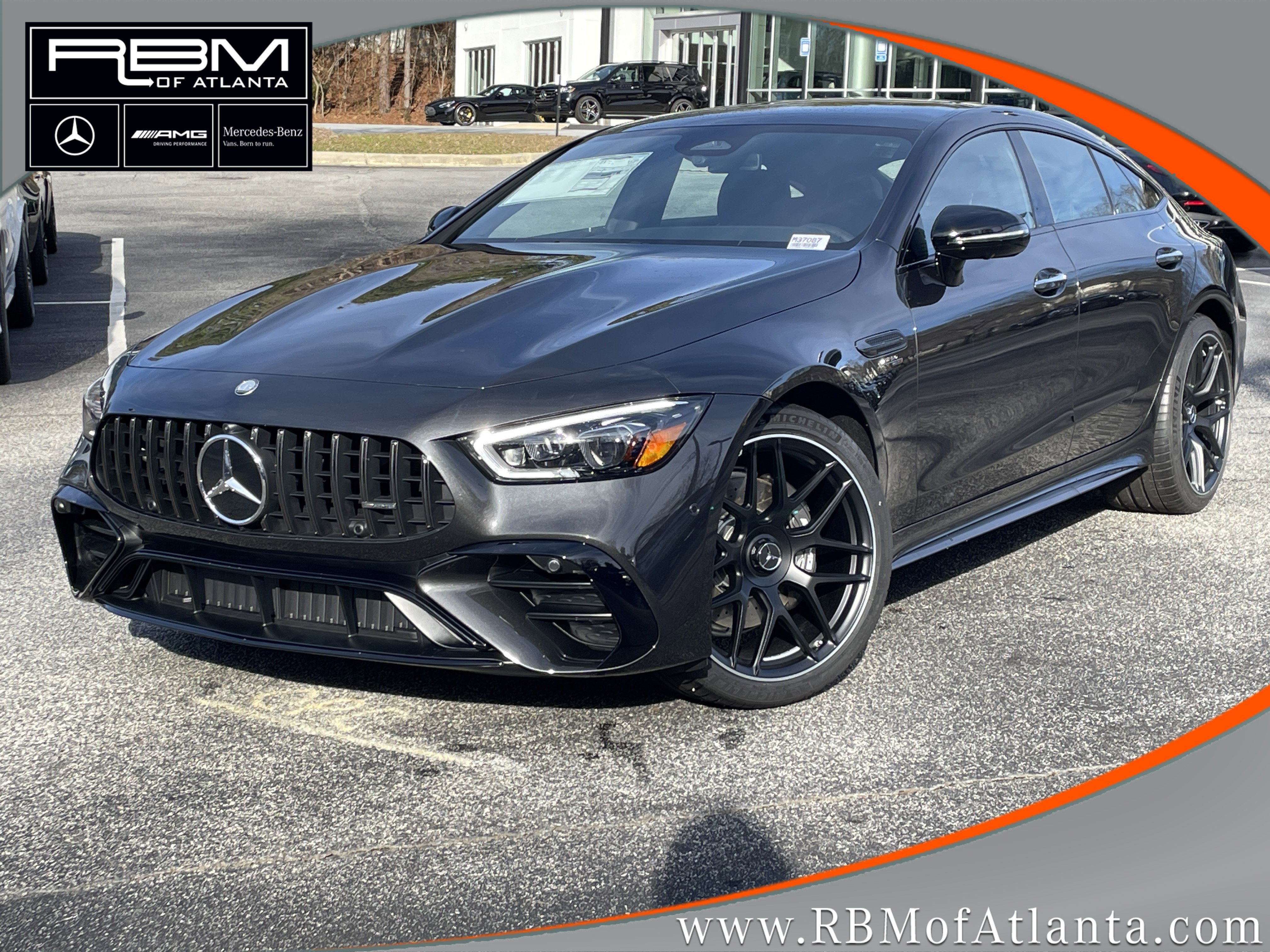 New 2026 Graphite Grey Metallic Mercedes-Benz AMG® GT 53 4-Door Coupe image 1