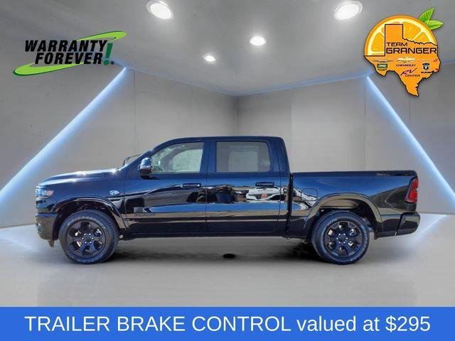 New 2026 Diamond Black Crystal Pearl-Coat Exterior Paint RAM LONE STAR image 6