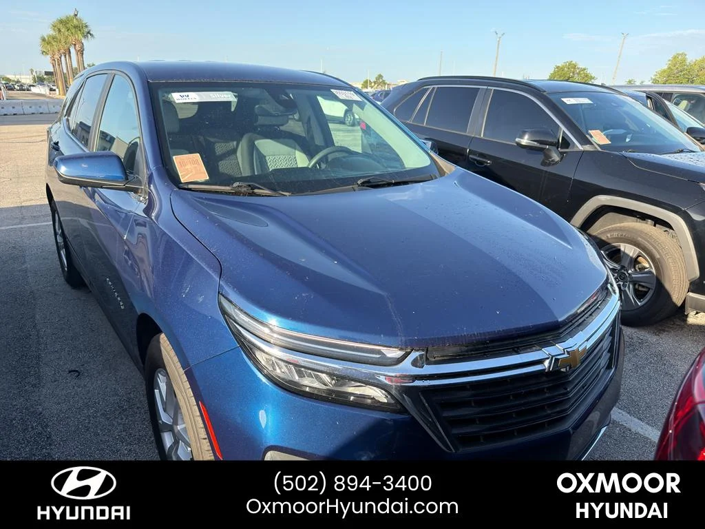Used 2022 Blue Glow Metallic Chevrolet LT image 1