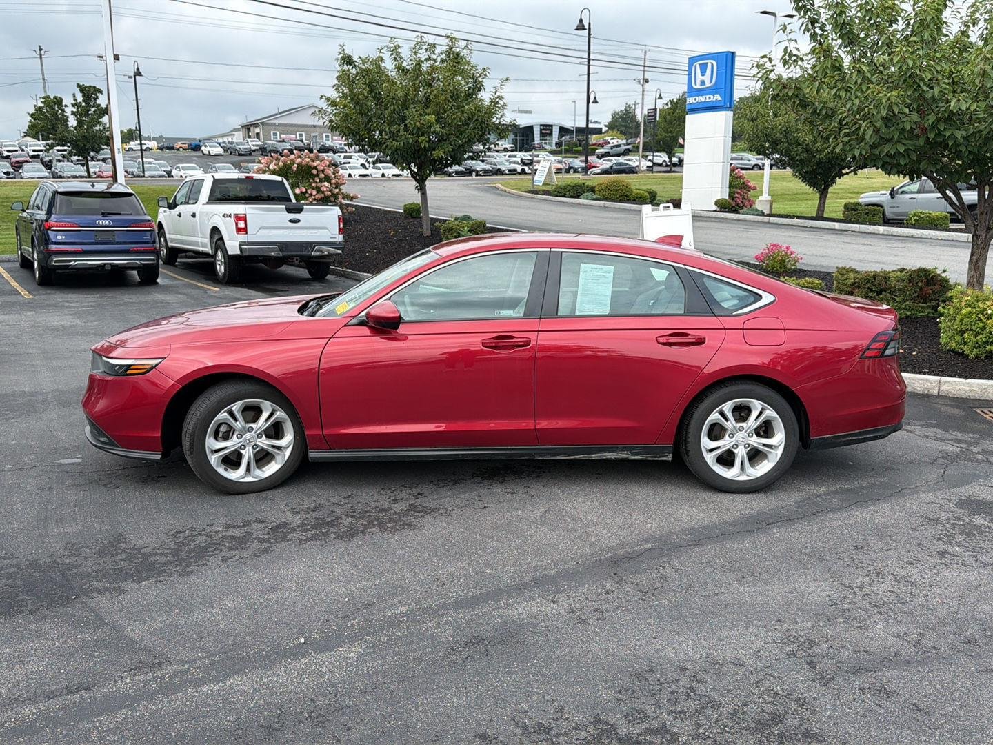 Used 2024 Radiant Red Metallic Honda LX image 4