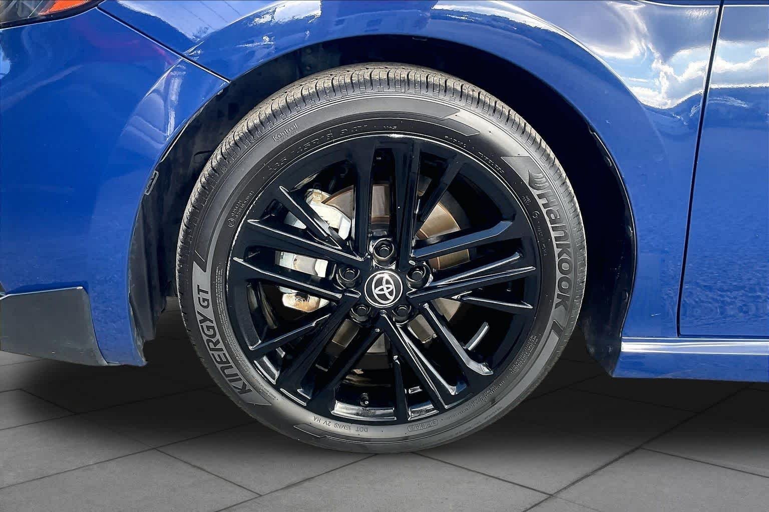 Used 2025 Reservoir Blue Toyota SE image 11