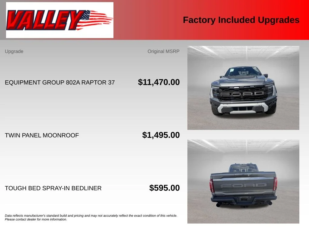 Certified Used 2024 Gray Metallic Ford Raptor image 6