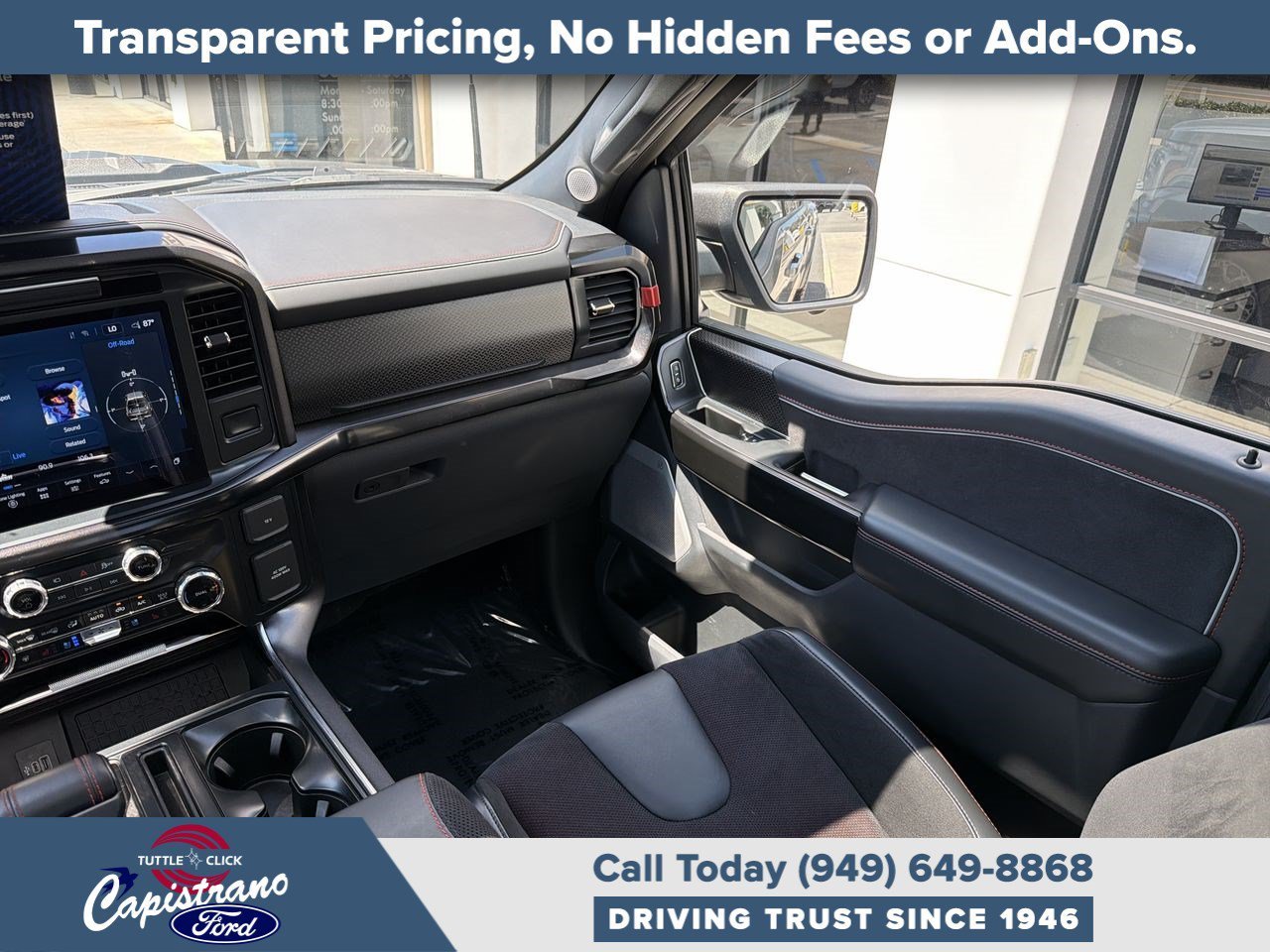 Certified Used 2025 Light Blue Clearcoat Metallic Ford Raptor image 3