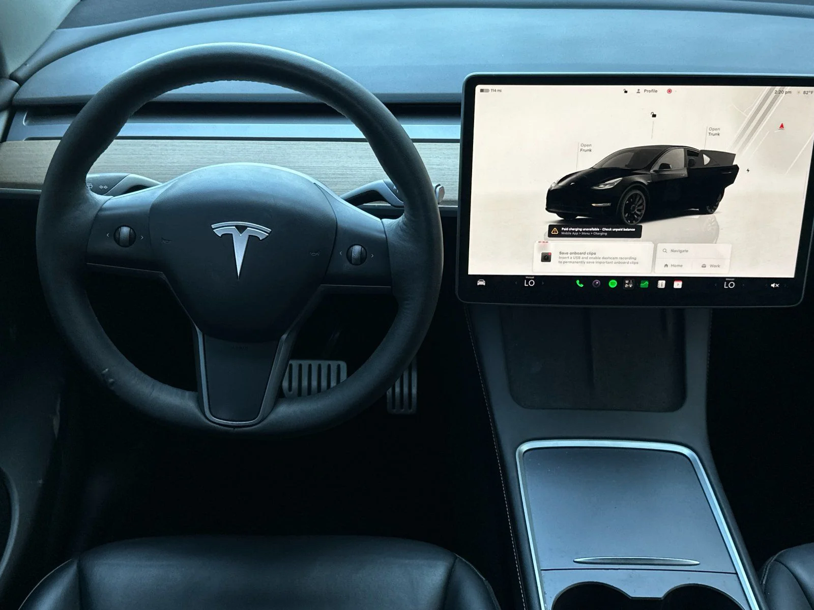 Used 2022 Solid Black Tesla Performance image 13