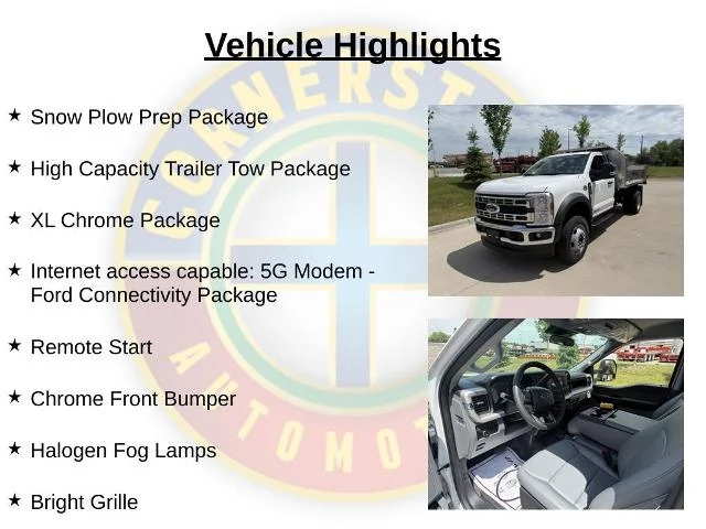 New 2026 Oxford White Ford F-550® XL image 2