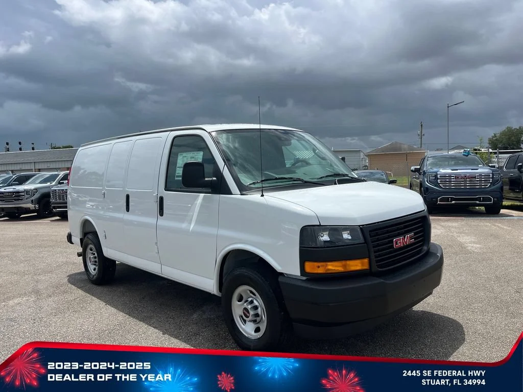 New 2026 Summit White GMC Work Van image 2