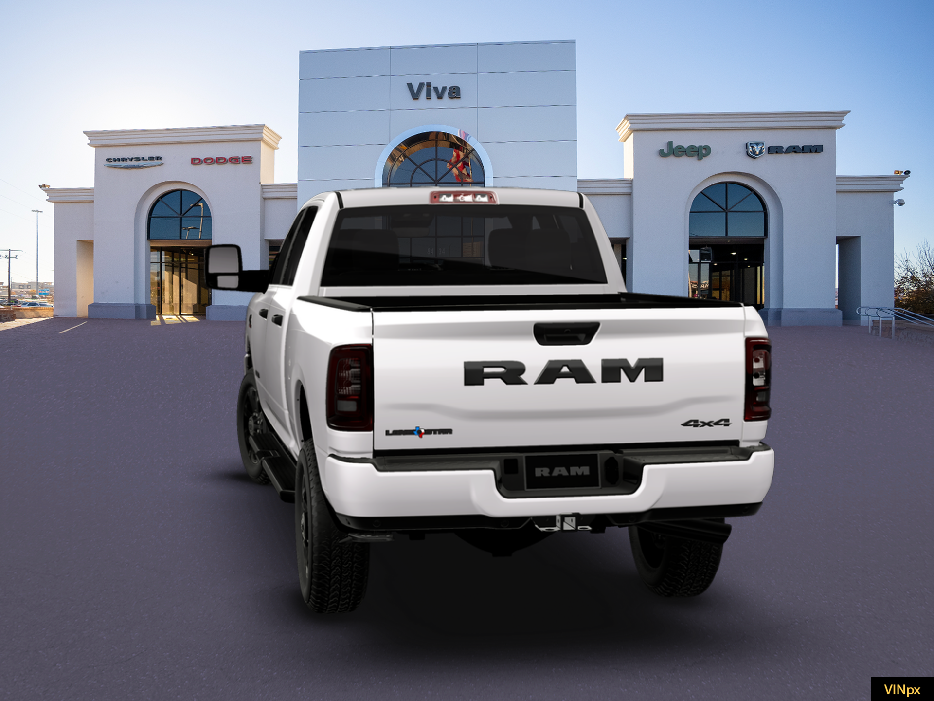 New 2026 Bright White Clear-Coat Exterior Paint RAM Big Horn image 24
