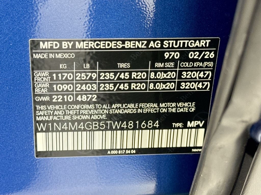 New 2026 Starling Blue Metallic Mercedes-Benz GLB 250 image 33