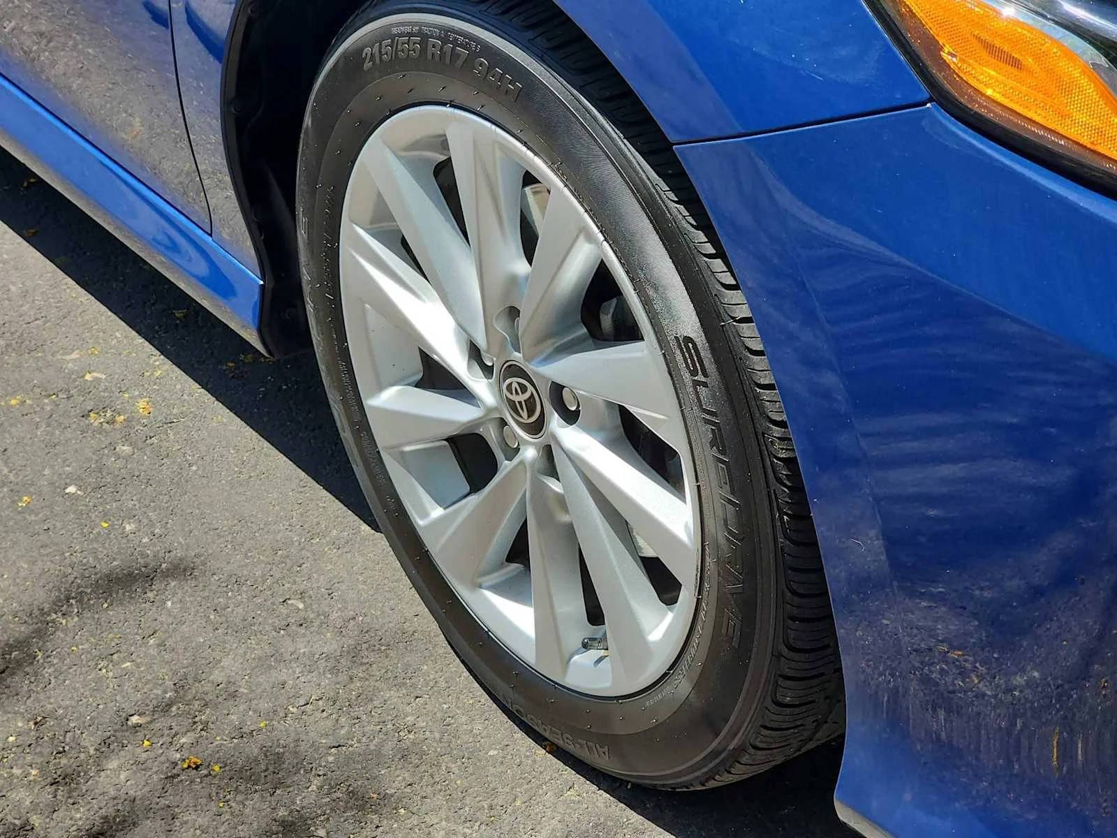 Used 2023 Reservoir Blue Toyota LE image 12