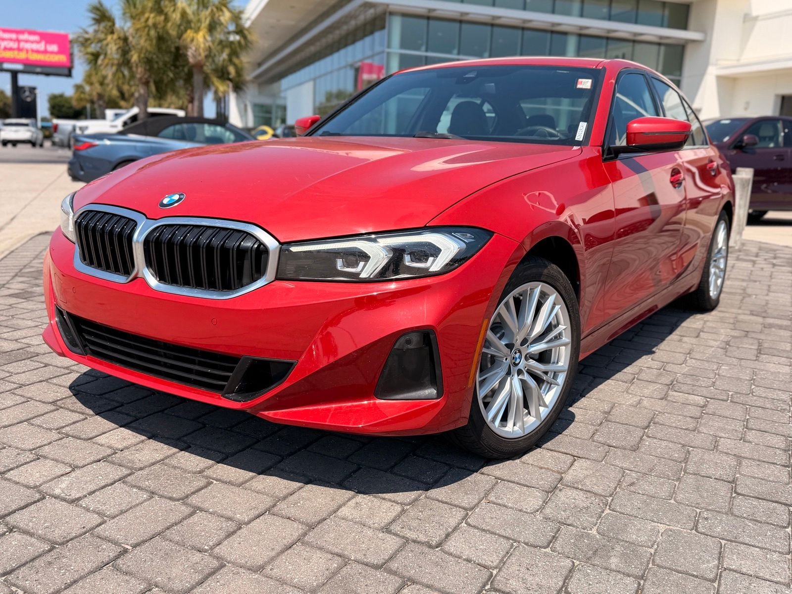 Used 2023 Melbourne Red Metallic BMW 330i image 1