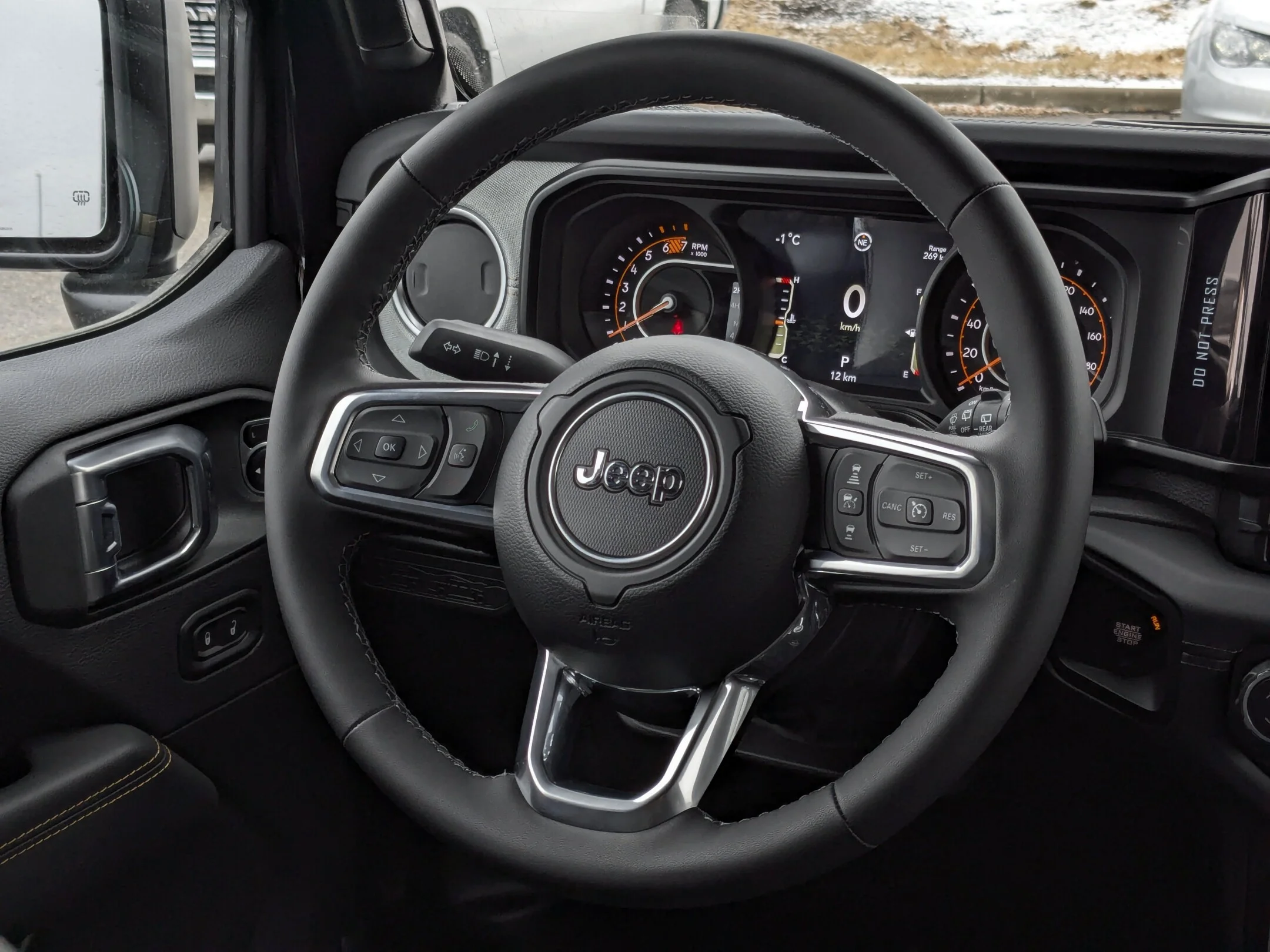 New 2026 Black Jeep Sahara - - Body-Color Hard Top - Safety Grp - Side Steps - Remote Start & More! image 14