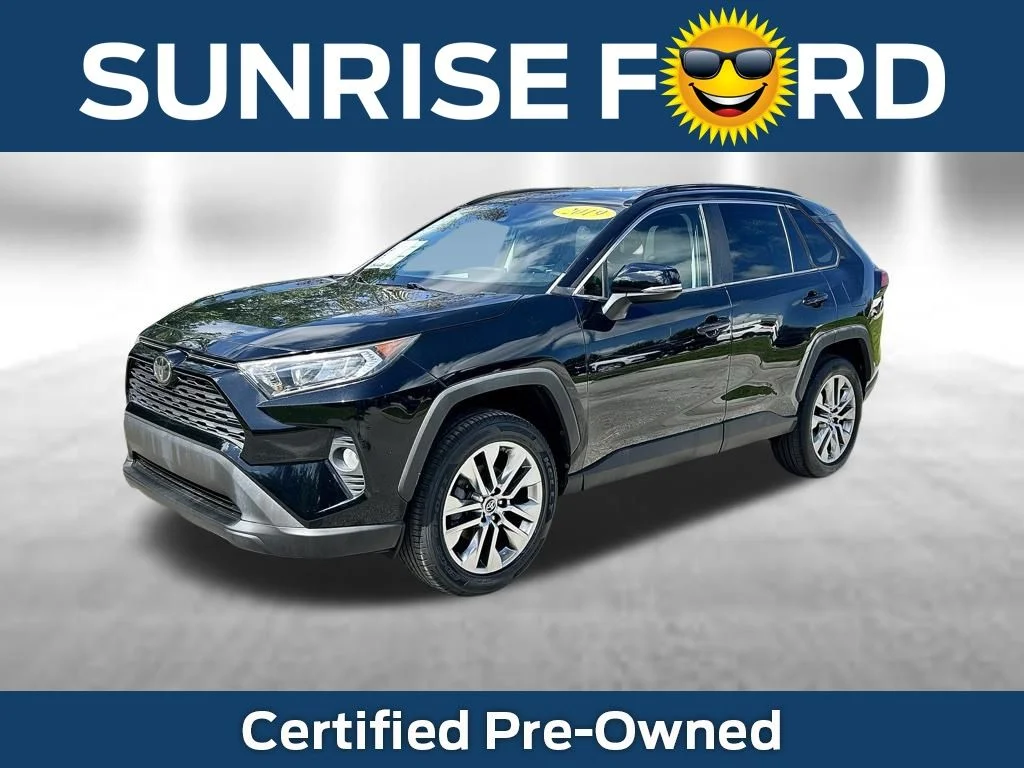 Certified Used 2019 Midnight Black Metallic Toyota XLE Premium image 1