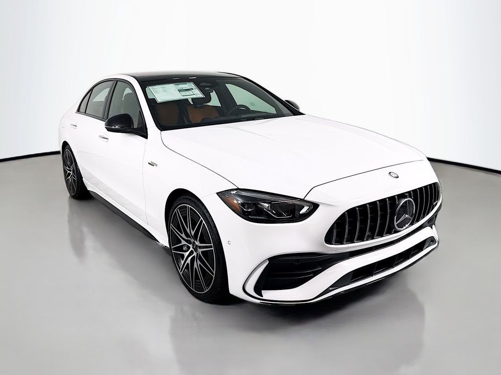 New 2026 Polar White Mercedes-Benz AMG® C 43 4MATIC® Sedan image 7