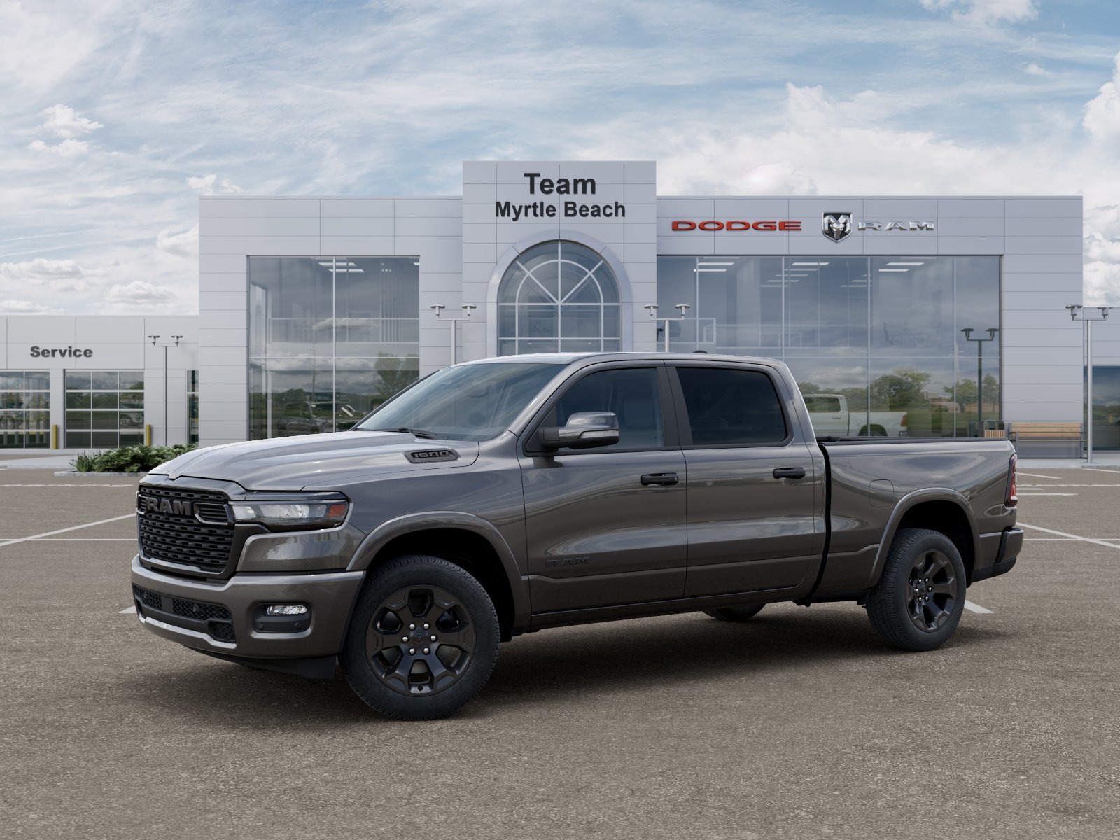 New 2026 Granite Crystal Metallic Clear-Coat Exterior Paint RAM Big Horn/Lone Star image 29
