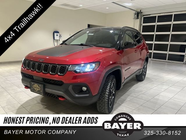 Used 2025 Red Jeep Trailhawk image 1