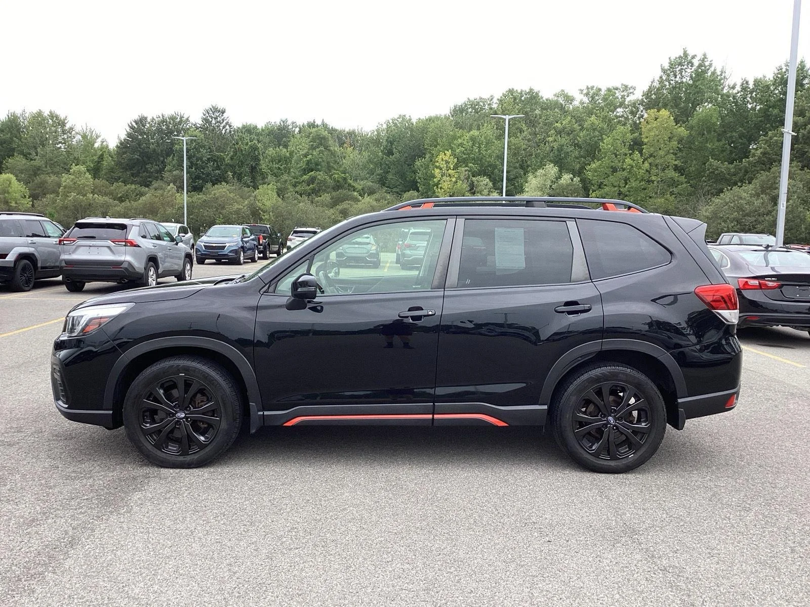 Used 2020 Crystal Black Silica Subaru Sport image 4