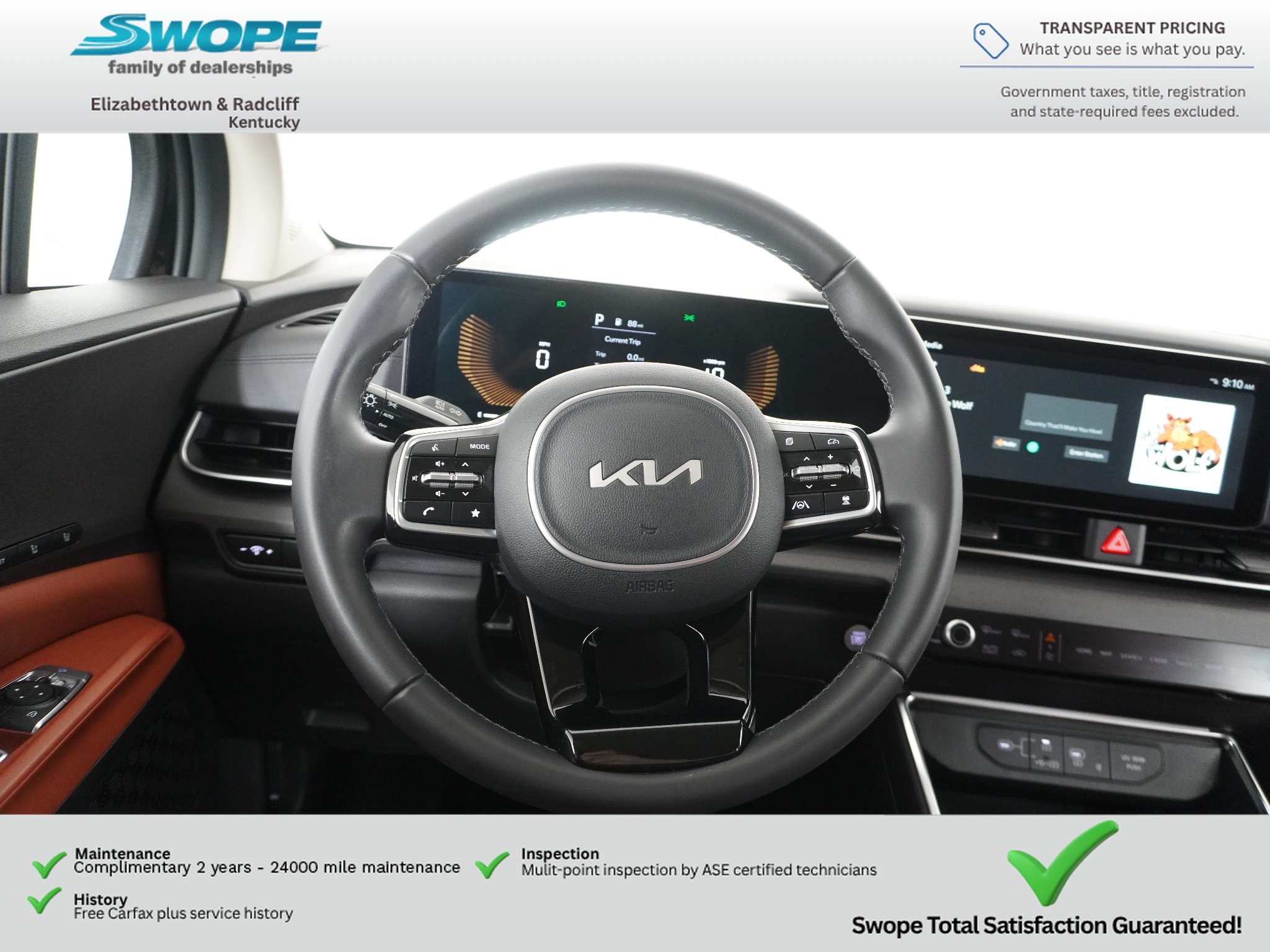 Used 2026 Aurora Black Pearl Kia EX image 18