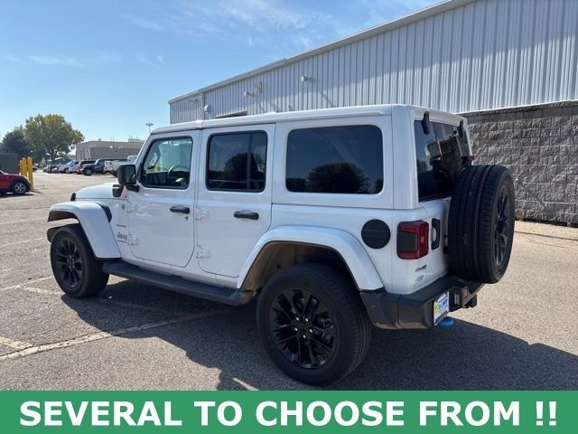 Used 2023 Jeep Wrangler 4xe Sahara 4XE with VIN 1C4JJXP69PW524503 for sale in Rochester, Minnesota