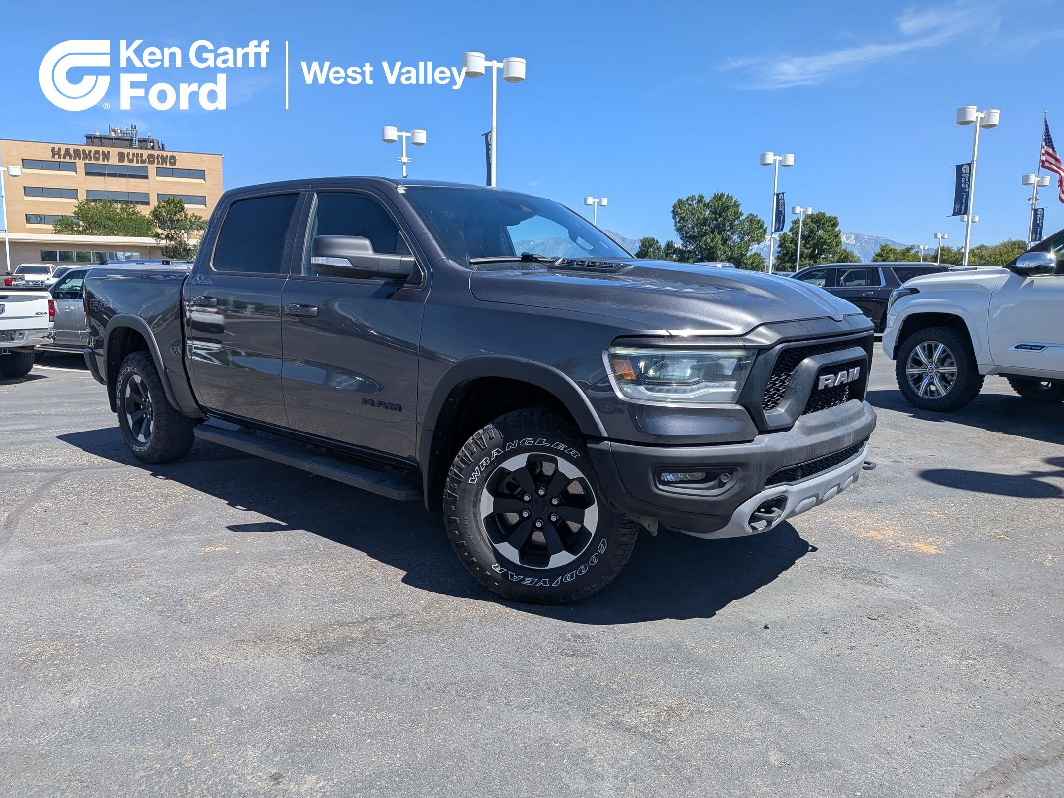 Used 2022 Granite Crystal Clearcoat Metallic Ram Rebel image 1