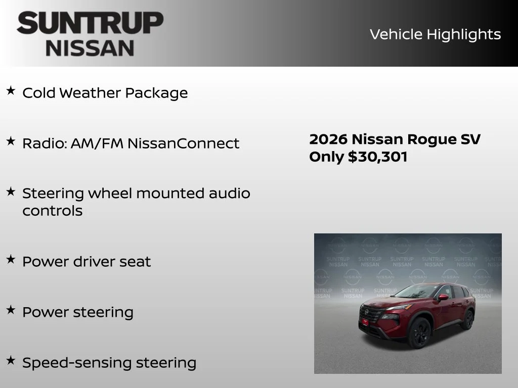 Certified Used 2026 Red Nissan SV image 8