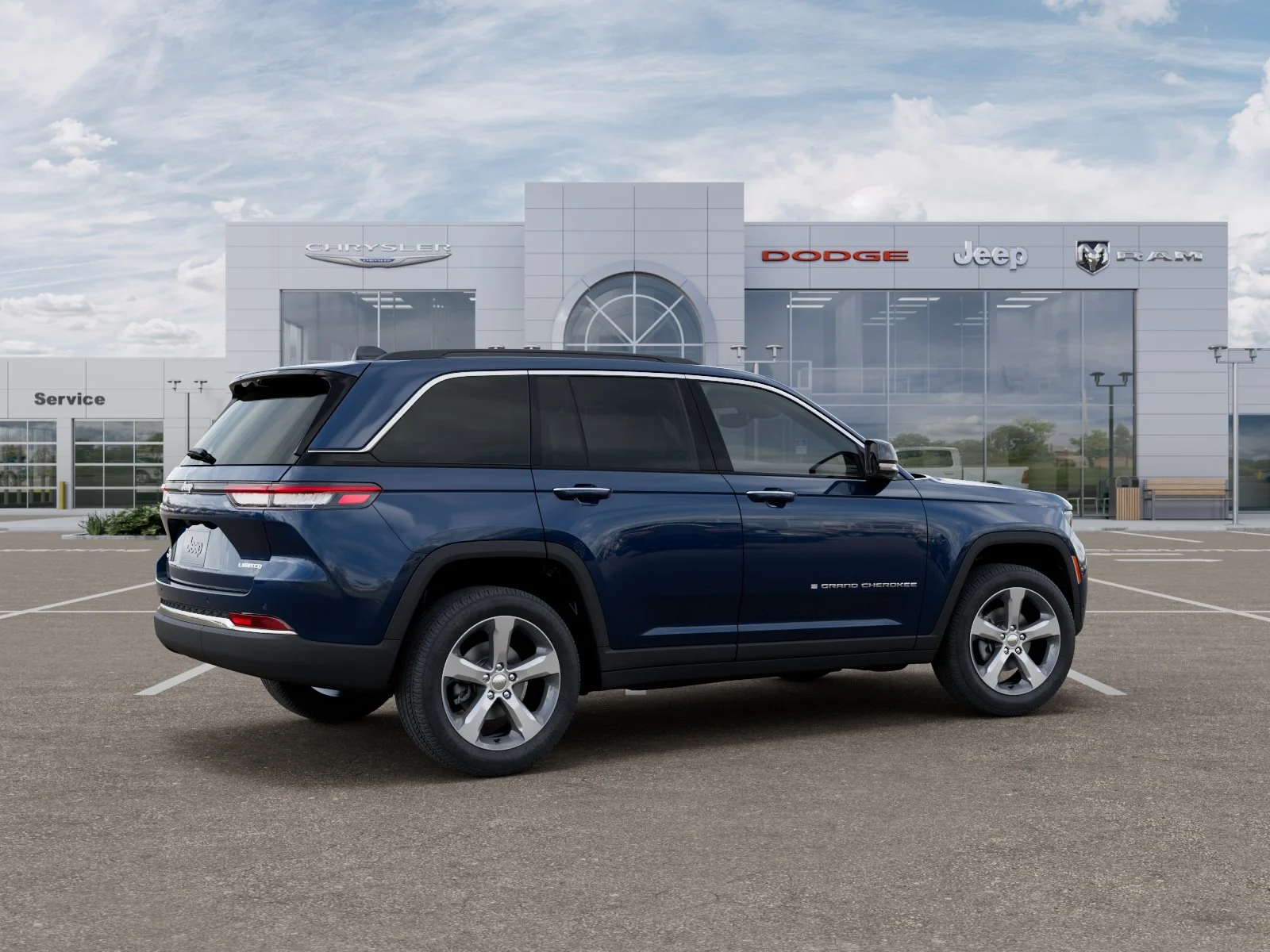 New 2026 Fathom Blue Pearl-Coat Exterior Paint Jeep Limited image 44