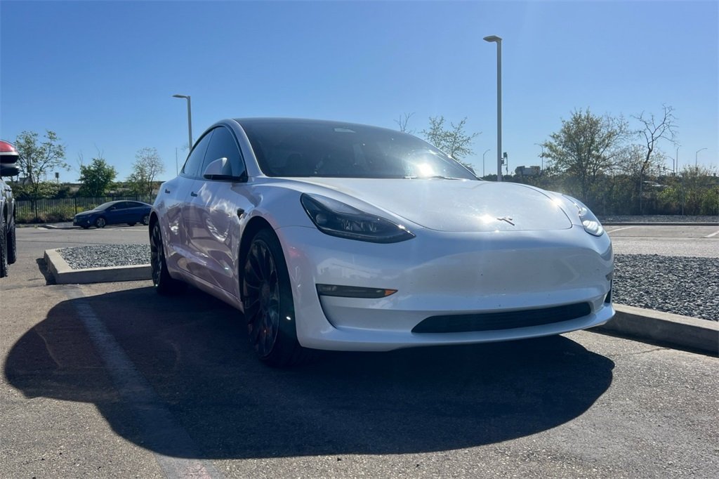 Used 2023 Tesla Model 3 Performance with VIN 5YJ3E1EC2PF432897 for sale in Hanford, CA