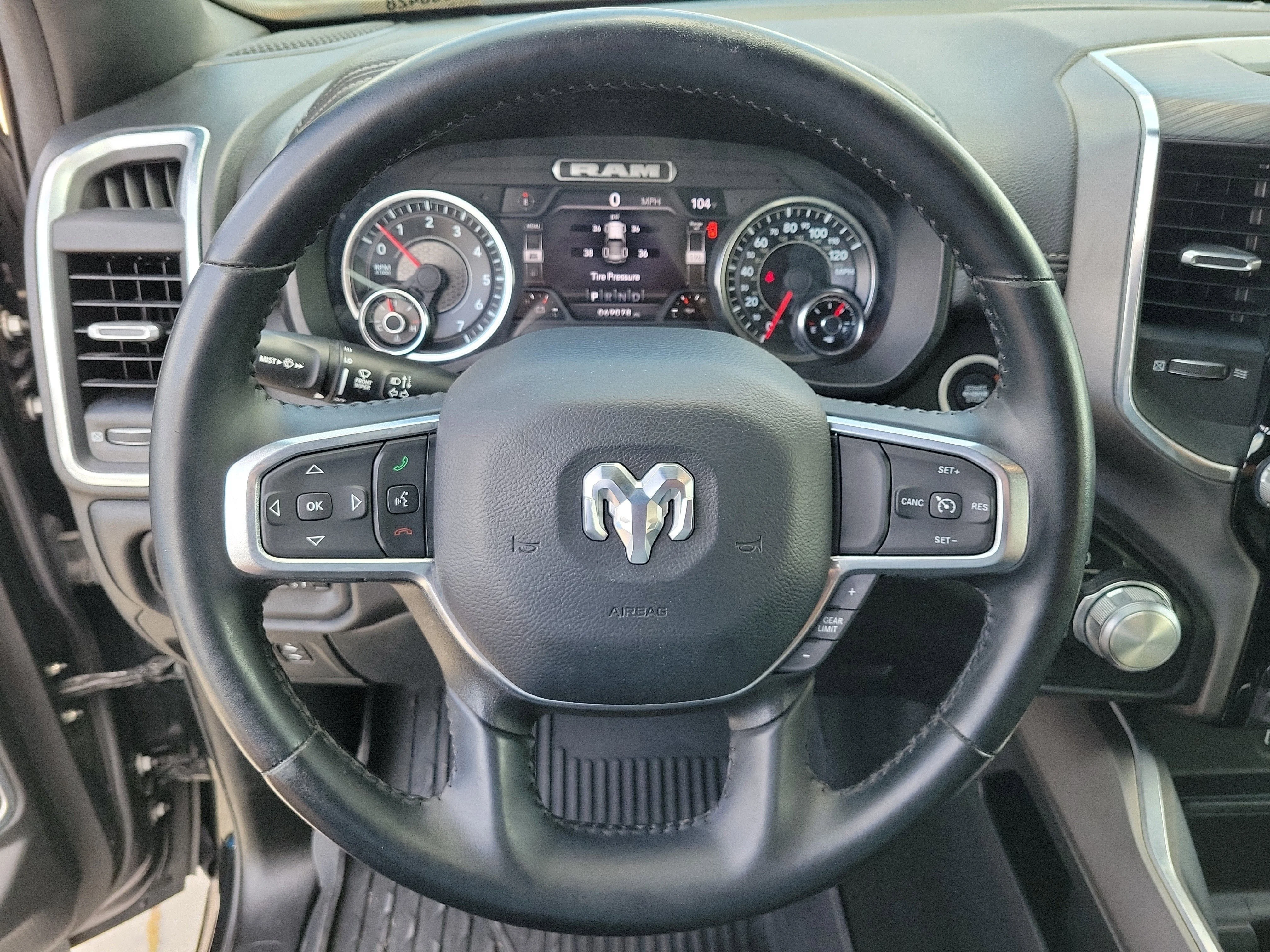 Used 2023 Diamond Black Crystal Pearlcoat Ram Laramie image 23