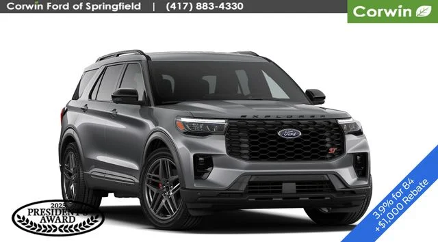 New 2026 Carbonized Gray Metallic Ford ST image 6