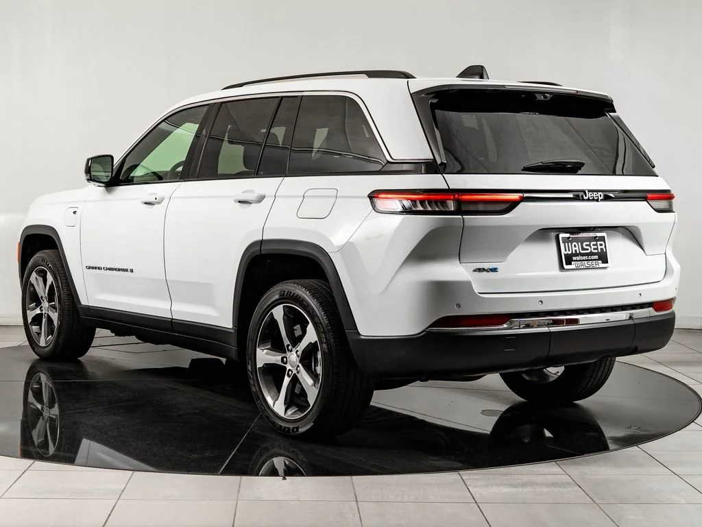 Used 2022 Bright White Clearcoat Jeep 4xe image 6