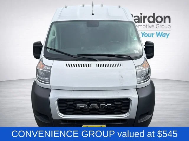 Used 2021 Bright White Clearcoat Ram High Roof image 2