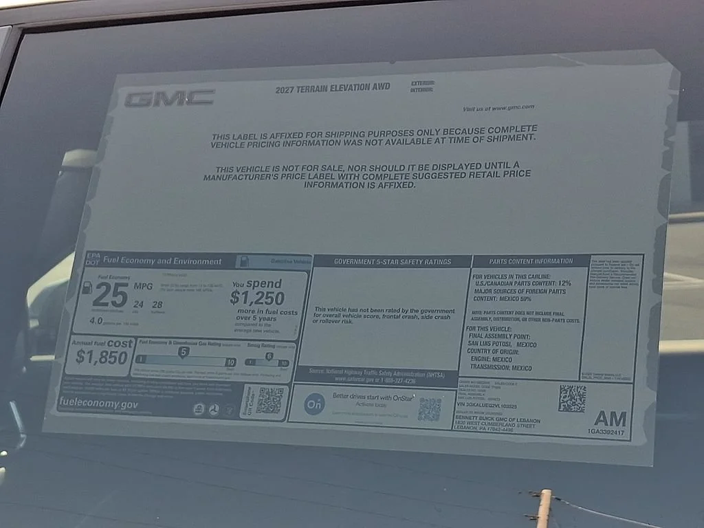 New 2027 Summit White GMC Elevation image 3