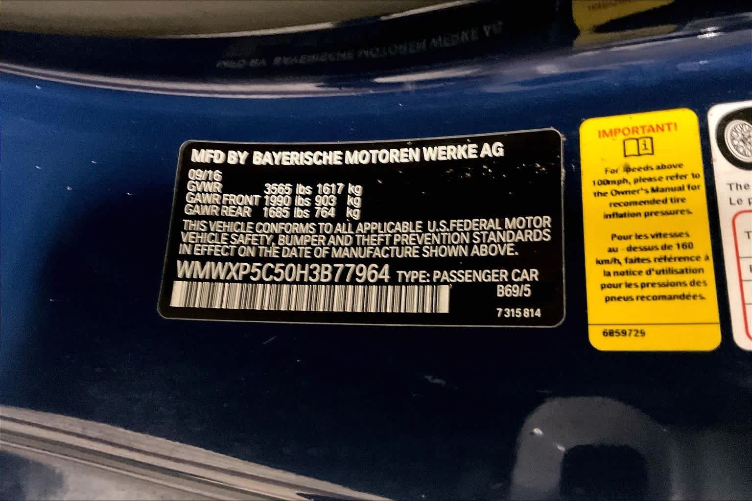 Used 2017 Deep Blue Metallic MINI Cooper image 34