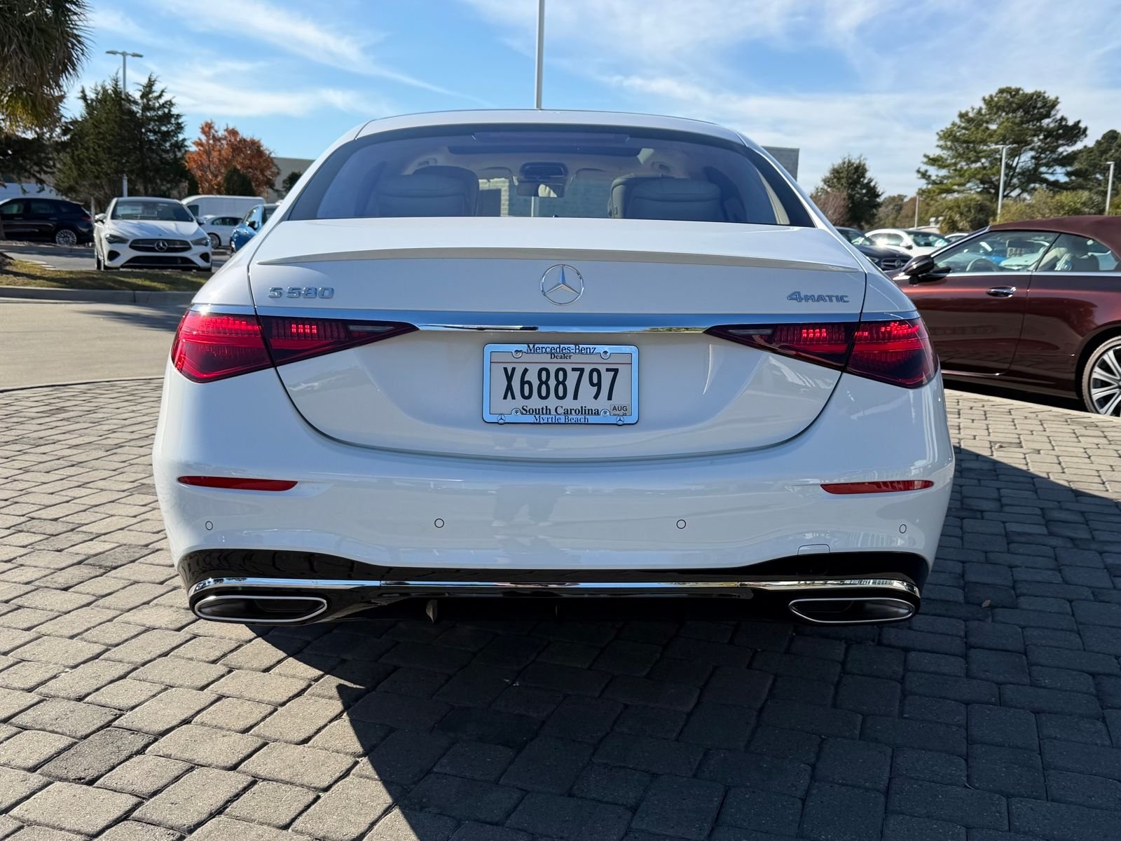 New 2026 MANUFAKTUR Moonlight White Metallic Mercedes-Benz S 580 image 10
