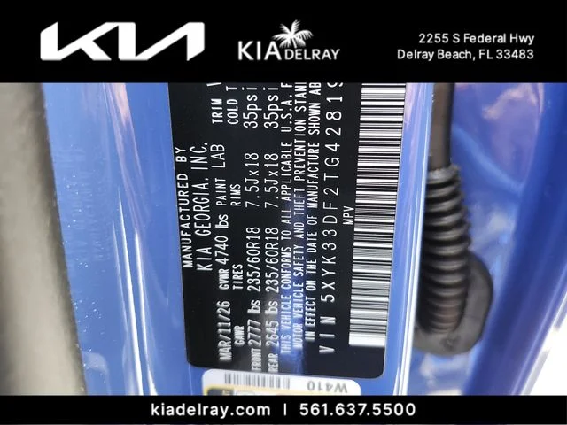 New 2026 Blue Kia EX image 32
