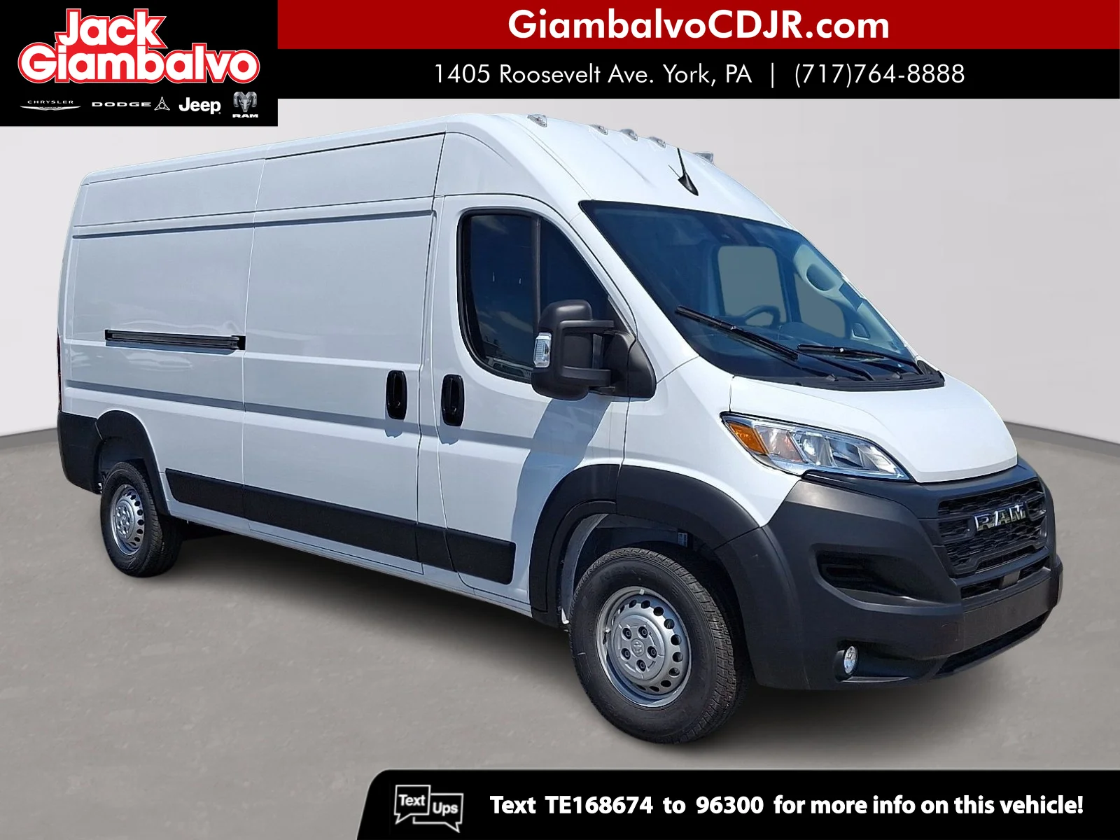 2026 RAM ProMaster 3500 Tradesman 159" WB High Roof's photo