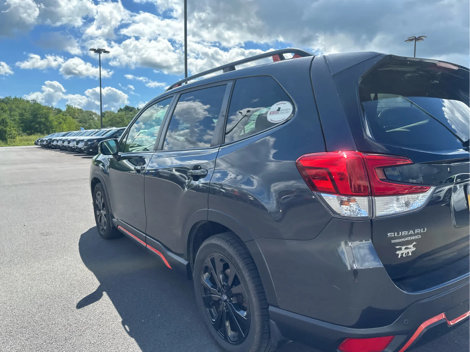 Used 2019 Dark Gray Metallic Subaru Sport image 3