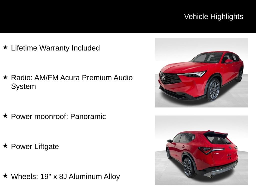 New 2026 Milano Red Acura w/A-Spec Package image 5