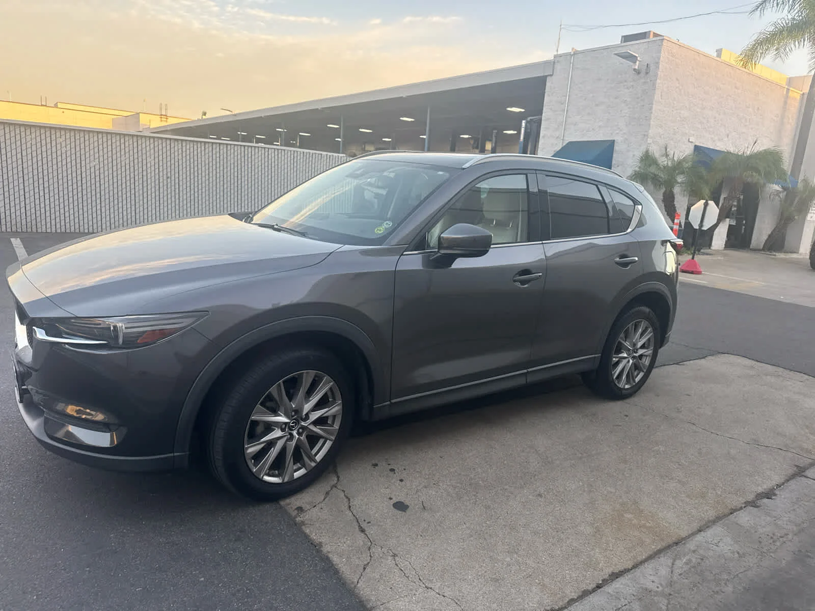 Used 2019 Machine Gray Metallic Mazda Grand Touring image 2