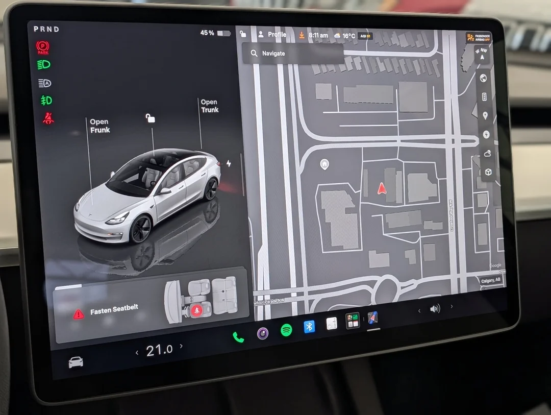 Certified Used 2022 White Tesla Long Range - - AWD - Self-Driving - Leather - Traffic Aware & More! image 24