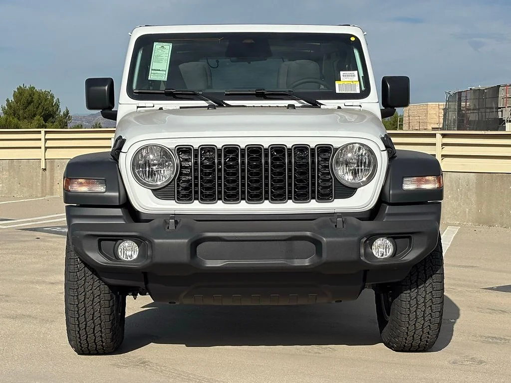 New 2026 Bright White Clear Coat Jeep 4-Door Sport S 4x4 image 6