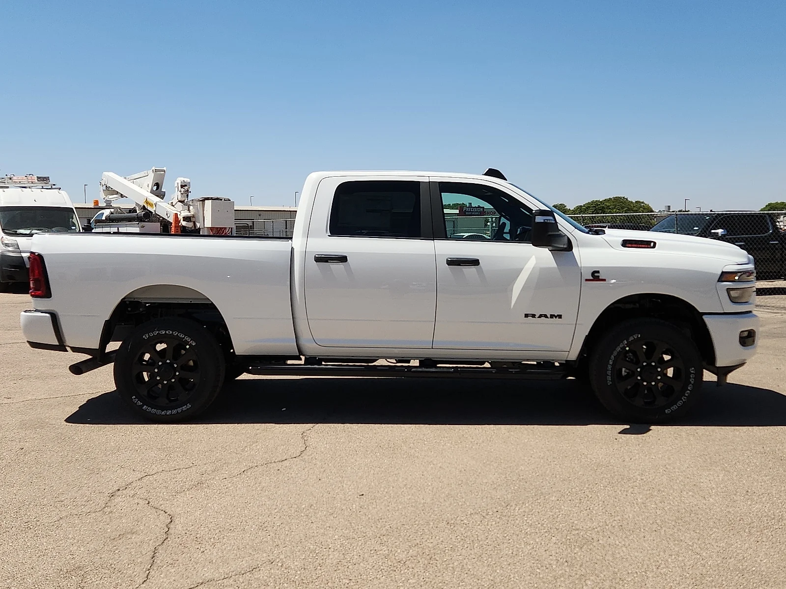 New 2026 Bright White Clear-Coat  Paint Ram LONE STAR CREW CAB 4X4 6