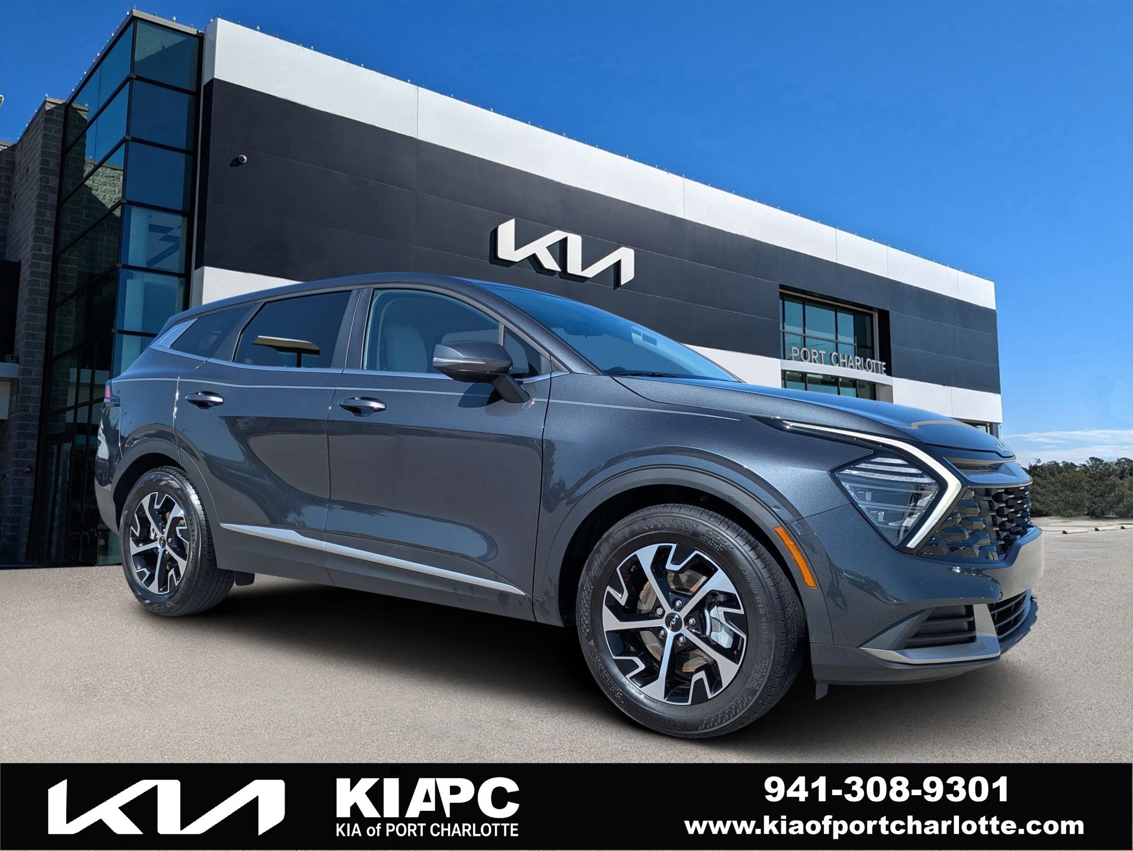 Certified Used 2024 Gravity Gray Kia EX image 1