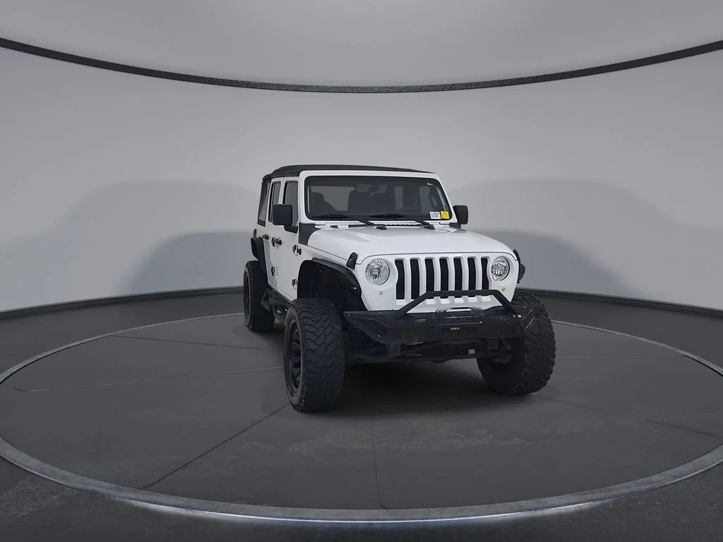 Used 2018 White Jeep Unlimited Sport image 4