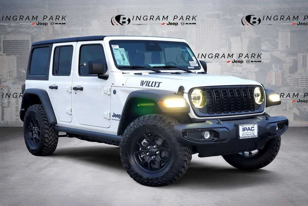 New 2025 White Jeep Willys 4xe image 1