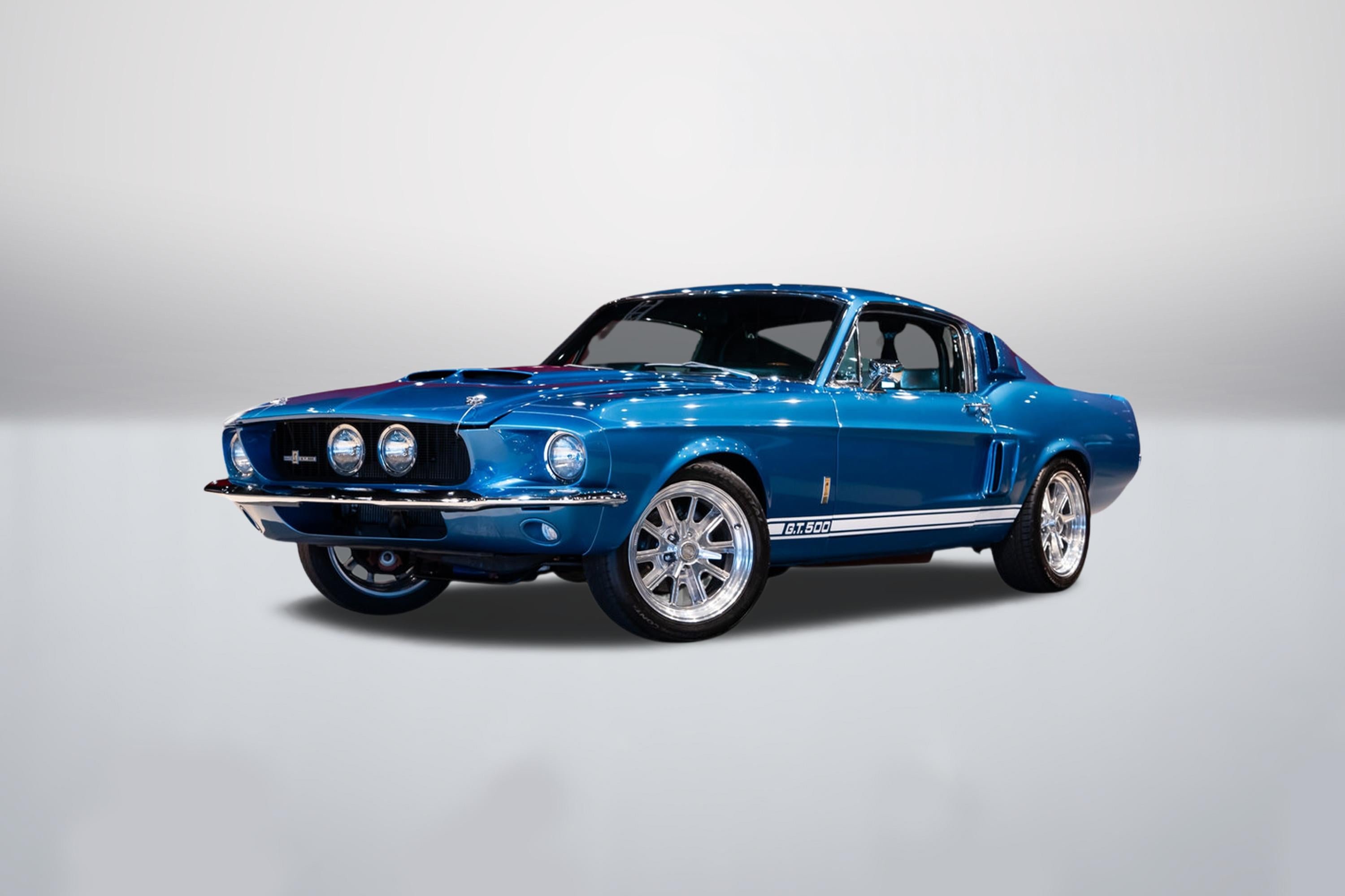 Used 1967 Blue Ford Fastback Restomod image 1