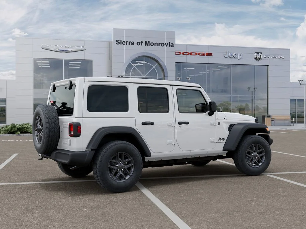 New 2026 Bright White Clear-Coat Exterior Paint Jeep Sport S image 4