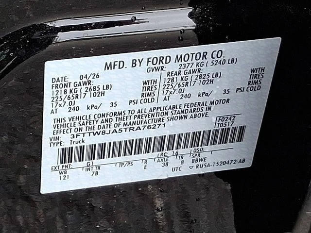 New 2026 Shadow Black Ford XLT image 14