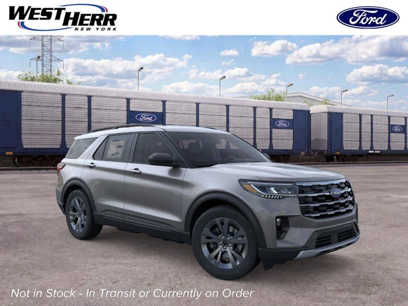 New 2026 Carbonized Gray Metallic Ford Active image 1