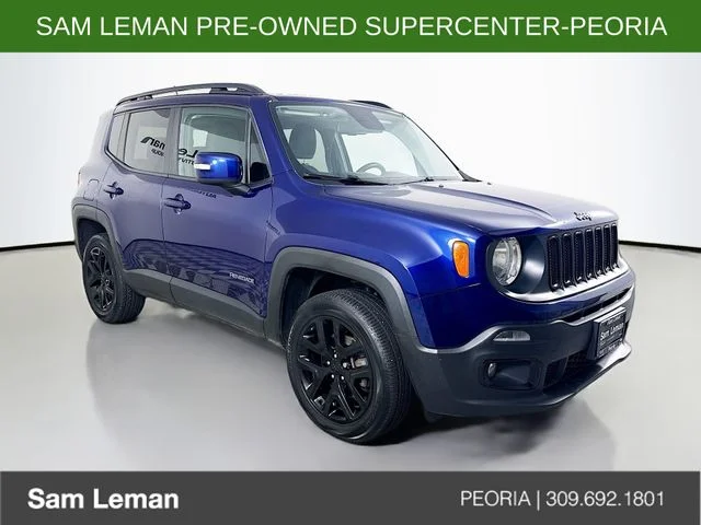 Used 2017 Blue Jeep Latitude image 1