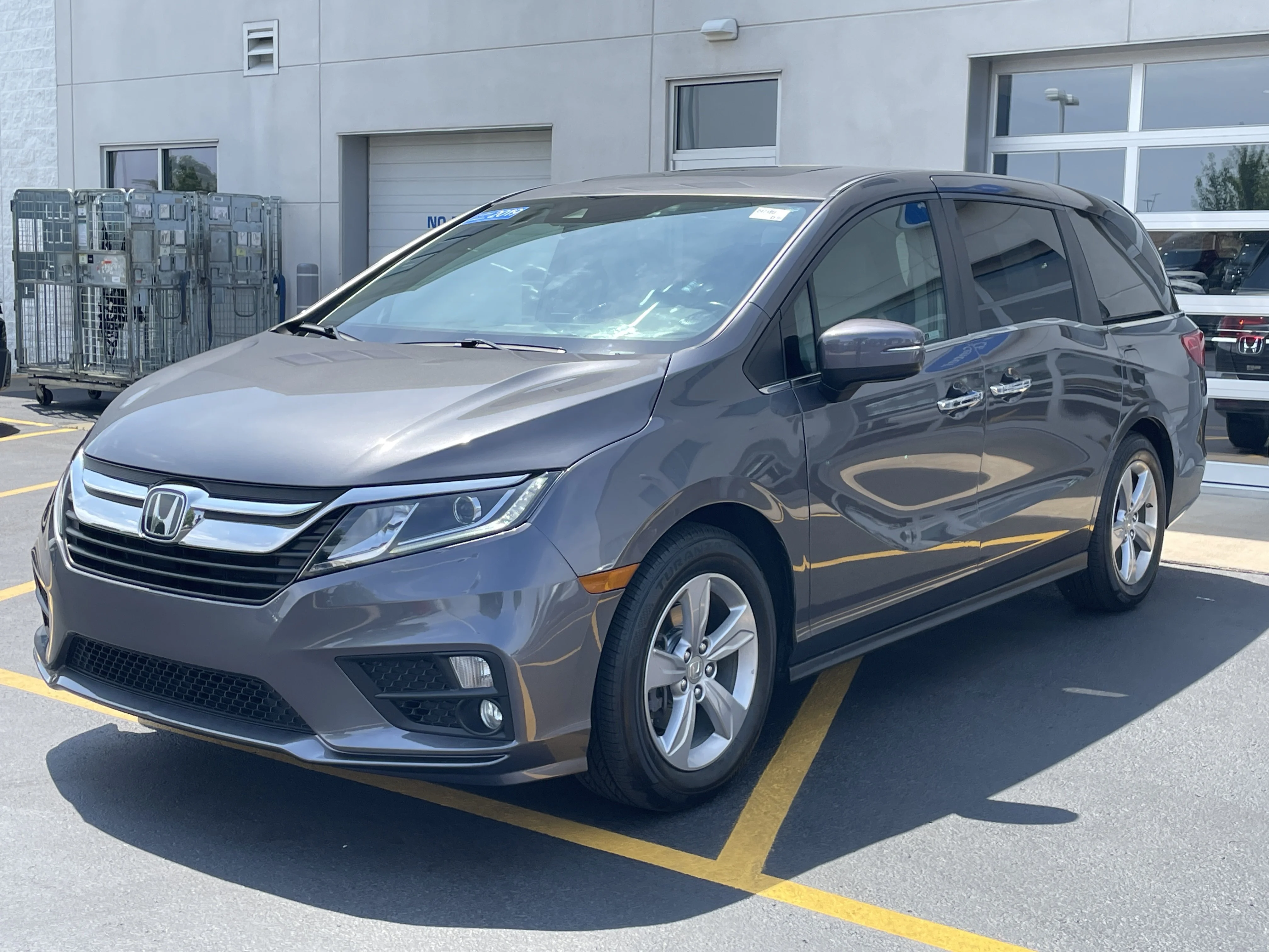Certified Used 2019 Modern Steel Metallic Honda EX-L image 3